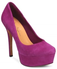 No shoe wardrobe can live without a leggy pair of pumps. Make your essential the Waleo platform pumps by Jessica Simpson. No shoe wardrobe can live without a leggy pair of pumps. Make your essential the Waleo platform pumps by Jessica Simpson.