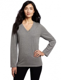 Hue Sleepwear Women's Heathered V-Neck Sleep Sleep Tee Hue Sleepwear Women's Heathered V-Neck Sleep Sleep Tee