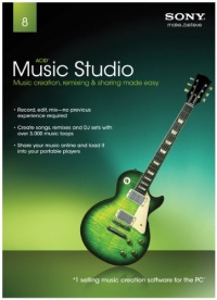 Sony Creative Software ACID Music Studio 8.0 - 2011 [Old Version]