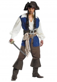 Pirates of the Caribbean - Captain Jack Sparrow Adult Costume Pirates of the Caribbean - Captain Jack Sparrow Adult Costume