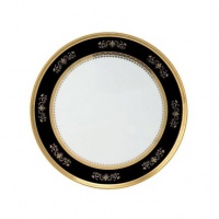 Philippe Deshoulieres Orsay Black Round Cake Plate 12 in Philippe Deshoulieres Orsay Black Round Cake Plate 12 in