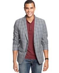 Be a little more rad in plaid. This blazer from American Rag instantly steps up your game. Be a little more rad in plaid. This blazer from American Rag instantly steps up your game.