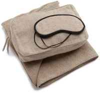 Sofia Cashmere Women's Cozy Cashmere Travel Set, Heather Taupe, One Size Sofia Cashmere Women's Cozy Cashmere Travel Set, Heather Taupe, One Size