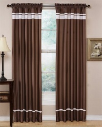 Spa Collection Curtains Chocolate and White Stripe Set of 2 Window Panels Coverings Treatments Spa Collection Curtains Chocolate and White Stripe Set of 2 Window Panels Coverings Treatments