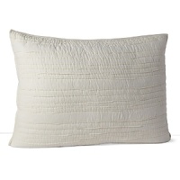 This Sky Pintuck sham adds simple texture to your bedding. This Sky Pintuck sham adds simple texture to your bedding.