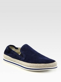 Carefree, easy slip-on style crafted in soft suede-velour.Suede upperLeather liningRubber soleImported Carefree, easy slip-on style crafted in soft suede-velour.Suede upperLeather liningRubber soleImported