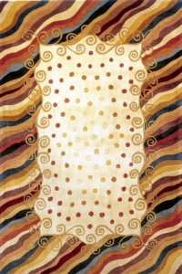Momeni Rugs New Wave Collection NEWWANW-12BGE5380 Beige 5'3 x 8' Rectangle Momeni Rugs New Wave Collection NEWWANW-12BGE5380 Beige 5'3 x 8' Rectangle