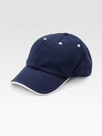 Classic cotton baseball cap with contrast trim and embroidered logo detail.Embroidered logoCottonSpot cleanImported Classic cotton baseball cap with contrast trim and embroidered logo detail.Embroidered logoCottonSpot cleanImported