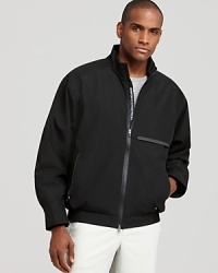 When the course gets windy or a rain squall passes over, you'll be prepared with this high-performance jacket from Zero Restriction, a sporty, waterproof design that empowers your game from hole 1 to 18. When the course gets windy or a rain squall passes over, you'll be prepared with this high-performance jacket from Zero Restriction, a sporty, waterproof design that empowers your game from hole 1 to 18.