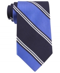 Bold stripes, big ideas. Pave the way to success in this silk tie from Nautica. Bold stripes, big ideas. Pave the way to success in this silk tie from Nautica.