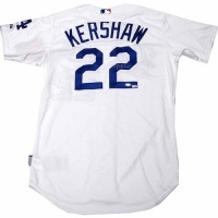 Clayton Kershaw Autographed Los Angeles Dodgers Authentic Home Jersey - Autographed MLB Jerseys