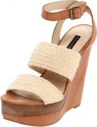 Steven by Steve Madden Women's Bernidet Ankle-Strap Sandal, Natural Fabric, 6 M US Steven by Steve Madden Women's Bernidet Ankle-Strap Sandal, Natural Fabric, 6 M US