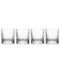 Tend to the bar with the classic allure of Lauren Ralph Lauren. Crafted of luminous crystal, Wentworth double old-fashioned glasses are marked by sparkling faceted cuts that extend from base to rim. Tend to the bar with the classic allure of Lauren Ralph Lauren. Crafted of luminous crystal, Wentworth double old-fashioned glasses are marked by sparkling faceted cuts that extend from base to rim.