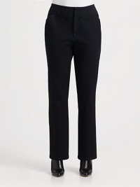 Italian cotton with a hint of stretch ensures these straight-leg jeans will fit you like a glove.Hook-and-eye closureZip flySlash pocketsBack welt pocketsInseam, about 31Rise, about 1195% cotton/5% elastaneMachine washImported of Italian fabric Italian cotton with a hint of stretch ensures these straight-leg jeans will fit you like a glove.Hook-and-eye closureZip flySlash pocketsBack welt pocketsInseam, about 31Rise, about 1195% cotton/5% elastaneMachine washImported of Italian fabric