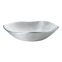 Donna Karan teams up with Lenox to fashion the city-chic Dimension round bowl with a curvacious rim and brushed metal finish for a sophisticated look. Donna Karan teams up with Lenox to fashion the city-chic Dimension round bowl with a curvacious rim and brushed metal finish for a sophisticated look.