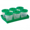 Fresh N Freeze 4 oz. Reusable Baby Food Containers 6-Pack