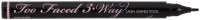 Too Faced 3-Way Lash Lining Tool, Black, 0.02 Ounce Too Faced 3-Way Lash Lining Tool, Black, 0.02 Ounce