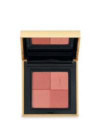 Dress cheeks in a sensual flush of color with this ultra-chic compact that seamlessly blends matte and iridescent textures to create a shimmery, lit-from-within look. Incredibly versatile, this blush colors, contours and highlights to create any effect, from natural to glamorous. The beautifully bendable formula contains Self-adapting Pigments that capture and transform light's intensity into a vibrant color source that complements any complexion. Dress cheeks in a sensual flush of color with this ultra-chic compact that seamlessly blends matte and iridescent textures to create a shimmery, lit-from-within look. Incredibly versatile, this blush colors, contours and highlights to create any effect, from natural to glamorous. The beautifully bendable formula contains Self-adapting Pigments that capture and transform light's intensity into a vibrant color source that complements any complexion.