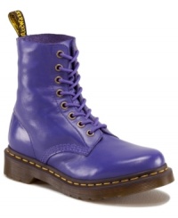 Rock 'em your own way. The eight-eyelet Pascal boots by Dr. Martens are ready for the long haul, whether you pair them with ultra-skinny jeans, shorts and opaque tights or anything else you dream up. Rock 'em your own way. The eight-eyelet Pascal boots by Dr. Martens are ready for the long haul, whether you pair them with ultra-skinny jeans, shorts and opaque tights or anything else you dream up.