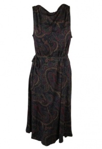 LAUREN Ralph Lauren Womens Sleeveless Paisley Dress