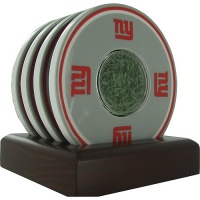 Steiner Sports New York Giants Logo Coasters Steiner Sports New York Giants Logo Coasters