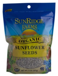 Sunridge Farms Organic Raw Sunflower Seeds, 8-Ounce Bags (Pack of 12) Sunridge Farms Organic Raw Sunflower Seeds, 8-Ounce Bags (Pack of 12)