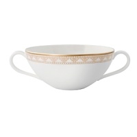 The Samarkand bone china collection by Villeroy & Boch combines stylish, exotic elements with timeless elegance. Precious golden bands and chains decorate this pure white bone china pattern. Warm ivory tones add a harmonious touch. Mix and match with coordinating Mosaic-designed pieces for a look that is truly your own. The Samarkand bone china collection by Villeroy & Boch combines stylish, exotic elements with timeless elegance. Precious golden bands and chains decorate this pure white bone china pattern. Warm ivory tones add a harmonious touch. Mix and match with coordinating Mosaic-designed pieces for a look that is truly your own.