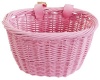 Sunlite Mini Willow Bushel Basket - Pink