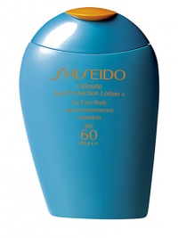 Ultimate protection against harmful UVA/UVB rays. Helps prevent sunburn , cell damage, and premature signs of aging. Sand-proof, perspiration, and very water-resistant. PABA-free. 3.3 oz.Call Saks Fifth Avenue New York, (212) 753-4000 x2154, or Beverly Hills, (310) 275-4211 x5492, for a complimentary Beauty Consultation. ASK SHISEIDOFAQ 