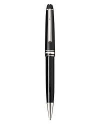 Authorize documents with the inimitable distinction of a Montblanc pen, featuring platinum-plated details for a flash of opulence. Authorize documents with the inimitable distinction of a Montblanc pen, featuring platinum-plated details for a flash of opulence.