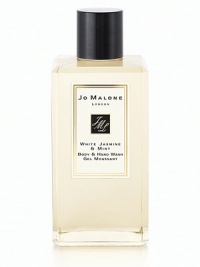Inspired by a sun drenched morning in an English garden, White Jasmine & Mint captures the scent of jasmine, wild rose and white blossoms with an unexpected twist of wild mint. White Jasmine & Mint Body and Hand Wash gets skin sparkling clean and leaves just a hint of fragrance. With a moisturizing lather, it awakens the senses. 8.5 oz. 