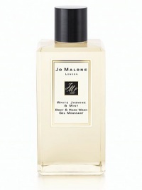 Inspired by a sun drenched morning in an English garden, White Jasmine & Mint captures the scent of jasmine, wild rose and white blossoms with an unexpected twist of wild mint. White Jasmine & Mint Body and Hand Wash gets skin sparkling clean and leaves just a hint of fragrance. With a moisturizing lather, it awakens the senses. 8.5 oz. Inspired by a sun drenched morning in an English garden, White Jasmine & Mint captures the scent of jasmine, wild rose and white blossoms with an unexpected twist of wild mint. White Jasmine & Mint Body and Hand Wash gets skin sparkling clean and leaves just a hint of fragrance. With a moisturizing lather, it awakens the senses. 8.5 oz.
