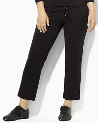 The relaxed-fitting Collis active pant is designed in soft stretch cotton jersey with an elasticized waistband for maximum ease of movement. The relaxed-fitting Collis active pant is designed in soft stretch cotton jersey with an elasticized waistband for maximum ease of movement.