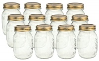 Bormioli Rocco Quattro Stagioni 17 Ounce Canning Jar, Set of 12 Bormioli Rocco Quattro Stagioni 17 Ounce Canning Jar, Set of 12
