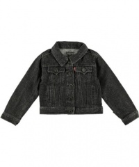 Levi's Girls Classic Jean Jacket (Sizes 2T - 4T) - black, 2t Levi's Girls Classic Jean Jacket (Sizes 2T - 4T) - black, 2t