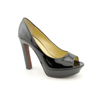 Luxury Rebel Women's Carlita Open-Toe Pump, Black, 40 EU/10 M US Luxury Rebel Women's Carlita Open-Toe Pump, Black, 40 EU/10 M US
