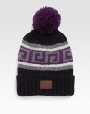 A chunky knit hat crafted in a rich wool blend will keep you cozy and warm as the temperatures drops.Viscose/lambswool/cotton/cashmere/cash-angoraDry cleanImported