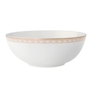 The Samarkand bone china collection by Villeroy & Boch combines stylish, exotic elements with timeless elegance. Precious golden bands and chains decorate this pure white bone china pattern. Warm ivory tones add a harmonious touch. Mix and match with coordinating Mosaic-designed pieces for a look that is truly your own. The Samarkand bone china collection by Villeroy & Boch combines stylish, exotic elements with timeless elegance. Precious golden bands and chains decorate this pure white bone china pattern. Warm ivory tones add a harmonious touch. Mix and match with coordinating Mosaic-designed pieces for a look that is truly your own.