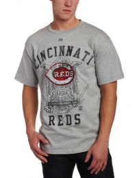 MLB Cincinnati Reds Concentration Short Sleeve Basic Tee Men's MLB Cincinnati Reds Concentration Short Sleeve Basic Tee Men's