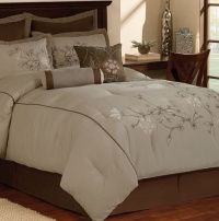 PEM America Rose Water King 8 Piece Comforter Bed In A Bag Set PEM America Rose Water King 8 Piece Comforter Bed In A Bag Set