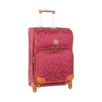 Diane Von Furstenberg Abstract Jacquard 24 Exp Spinner (Beet/Plum) Diane Von Furstenberg Abstract Jacquard 24 Exp Spinner (Beet/Plum)