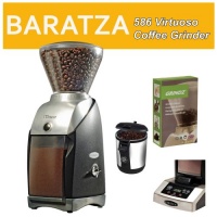 Baratza 586 Virtuoso Coffee Grinder Bundle - Includes a Coffee Scale for Maestro Plus Virtuoso Preciso Grind and a Bean Coffee Canister Baratza 586 Virtuoso Coffee Grinder Bundle - Includes a Coffee Scale for Maestro Plus Virtuoso Preciso Grind and a Bean Coffee Canister