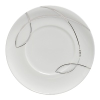 Designed with a modern bride in mind, the Lismore Butterfly dinnerware collection features a contemporary coupe shape accented with a soft iridescent lavender butterfly motif. Designed with a modern bride in mind, the Lismore Butterfly dinnerware collection features a contemporary coupe shape accented with a soft iridescent lavender butterfly motif.