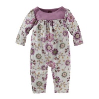 Tea Collection Baby-Girls Infant Flora Fest Romper, Vapor, Small Tea Collection Baby-Girls Infant Flora Fest Romper, Vapor, Small
