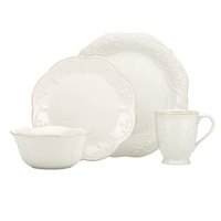 Lenox French Perle 4-Piece Place Setting, White