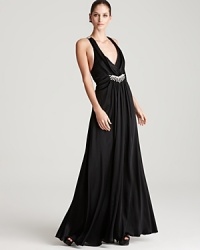 ABS by Allen Schwartz Gown - Jewel Embellishment Gown ABS by Allen Schwartz Gown - Jewel Embellishment Gown