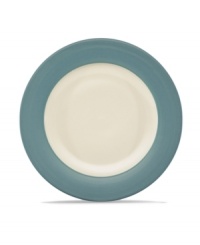 Make everyday meals a little more fun with Colorwave dinnerware from Noritake. Mix and match these turquoise-rimmed dinner plates with coupe and square pieces for a tabletop that's endlessly stylish. Make everyday meals a little more fun with Colorwave dinnerware from Noritake. Mix and match these turquoise-rimmed dinner plates with coupe and square pieces for a tabletop that's endlessly stylish.
