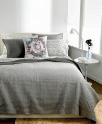 Bar III Ombre Standard Quilted Sham Grey Ombre