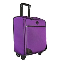 Embark in style with this chic cosmopolitan spinner, rendered in vibrant color and furnished with spinning wheels for ease of travel. Perfect for weekend or overnight trips, or combine it with other pieces from the collection for your longer excursions. Embark in style with this chic cosmopolitan spinner, rendered in vibrant color and furnished with spinning wheels for ease of travel. Perfect for weekend or overnight trips, or combine it with other pieces from the collection for your longer excursions.