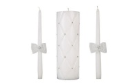 Wilton Graceful Wedding Day Collection Unity Candle and Taper Candles Set Wilton Graceful Wedding Day Collection Unity Candle and Taper Candles Set